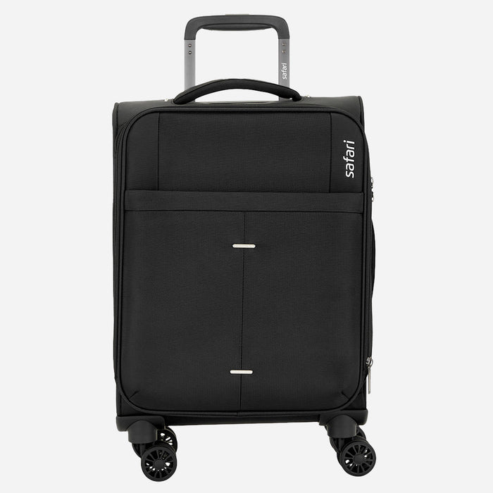 Safari Airpro Lightweight Expandable Soft Luggage Trolley Bag Dual Spinner Wheels