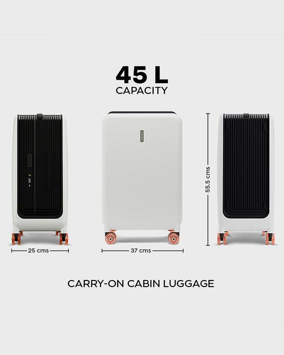Wingman Premium Polycarbonate 2-Piece Luggage Set with Silent Spinner Wheels