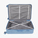 Safari Linea Pearl Blue Hardside Luggage: Durable Polycarbonate, Smooth Dual Wheels