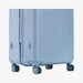 Safari Linea Pearl Blue Hardside Luggage: Durable Polycarbonate, Smooth Dual Wheels