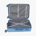 Safari Linea Pearl Blue Hardside Luggage: Durable Polycarbonate, Smooth Dual Wheels
