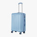 Safari Linea Pearl Blue Hardside Luggage: Durable Polycarbonate, Smooth Dual Wheels
