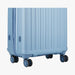 Safari Linea Pearl Blue Hardside Luggage: Durable Polycarbonate, Smooth Dual Wheels